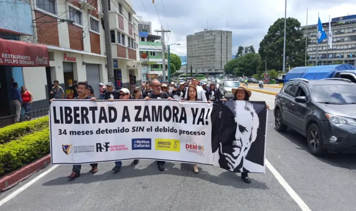 Exigen libertad inmediata para José Rubén Zamora tras 34 meses en prisión preventiva