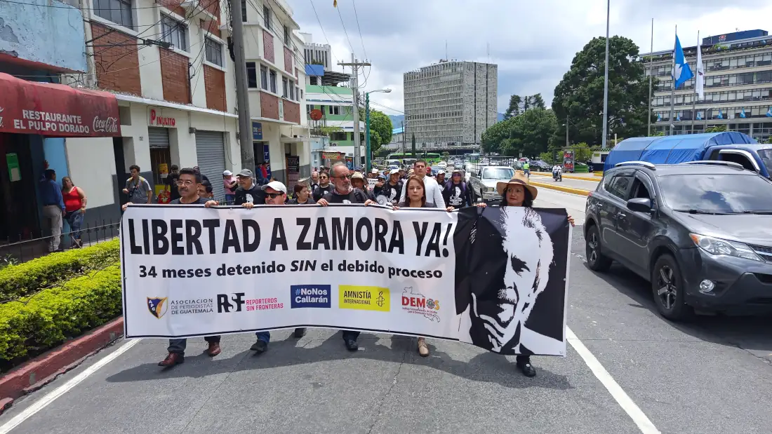Exigen libertad inmediata para José Rubén Zamora tras 34 meses en prisión preventiva