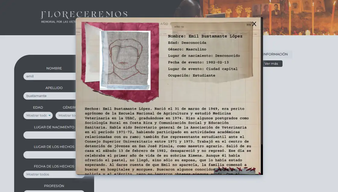 Lanzan memorial virtual de víctimas de genocidio en Guatemala "Floreceremos"