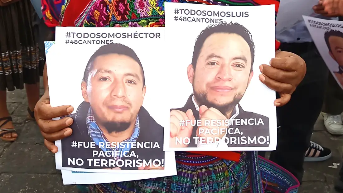 Exlíderes de 48 Cantones, Luis Pacheco y Héctor Chaclán cumplen 6 meses de tortura carcelaria